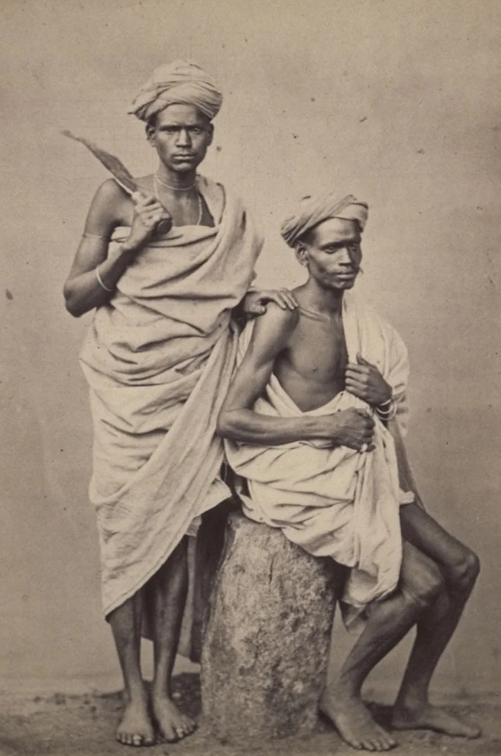 Irula men, Neelgerry Hills, 1868