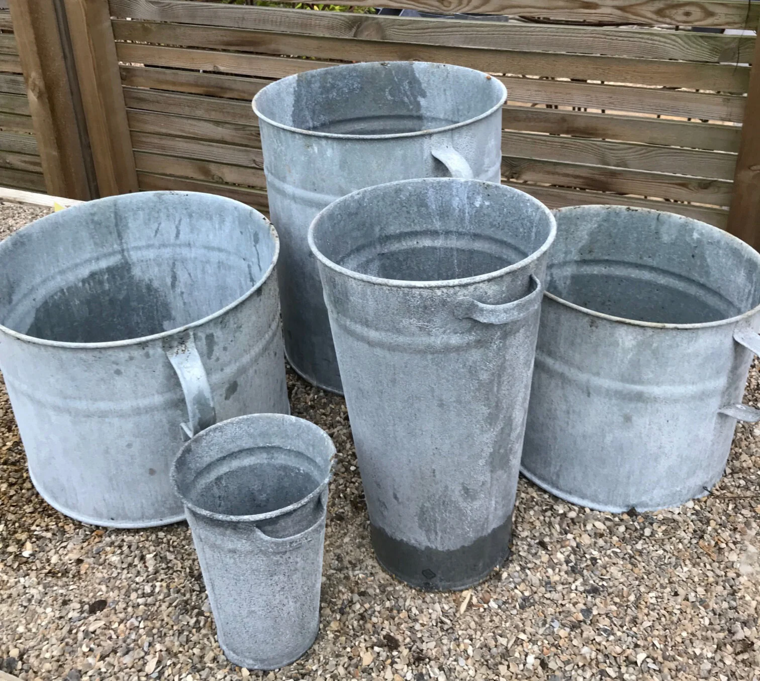 Zinc Planters & Flower Vases