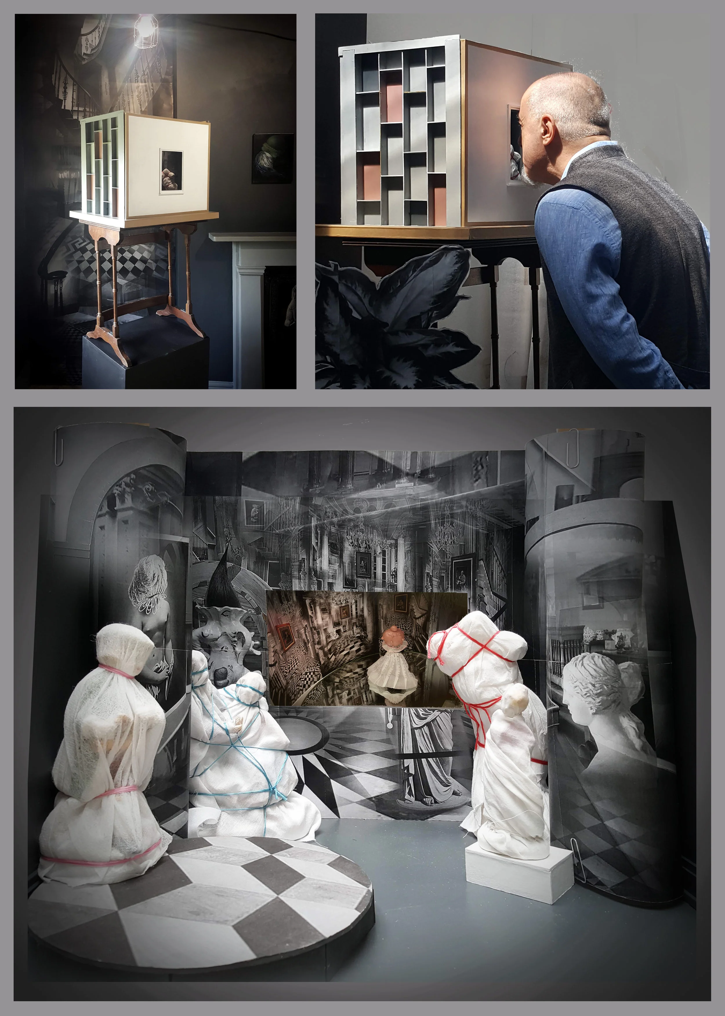 Miniature Stately World, containing multilayered Heritage setting and video