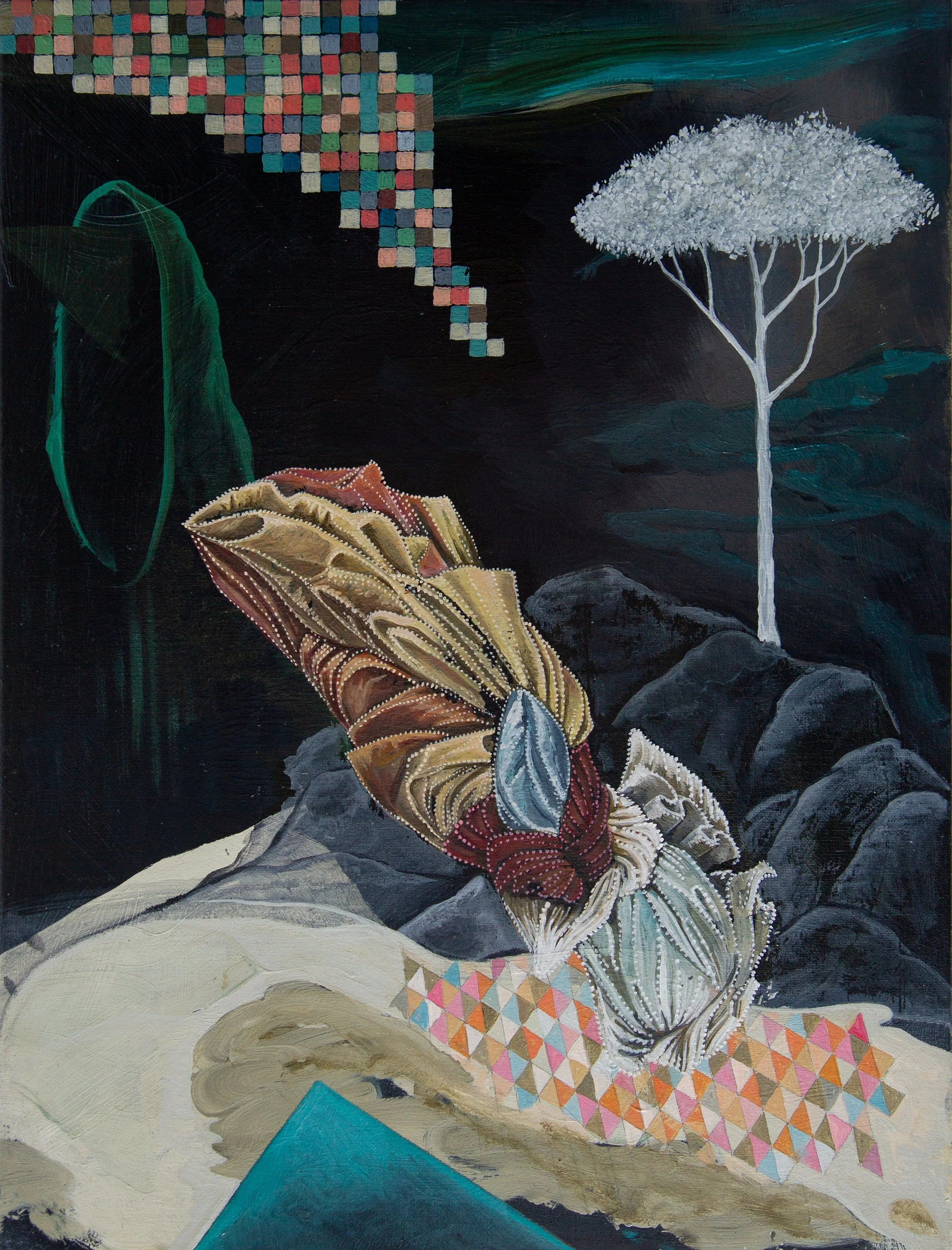 It Moved Through Memory 35x45cm 2026