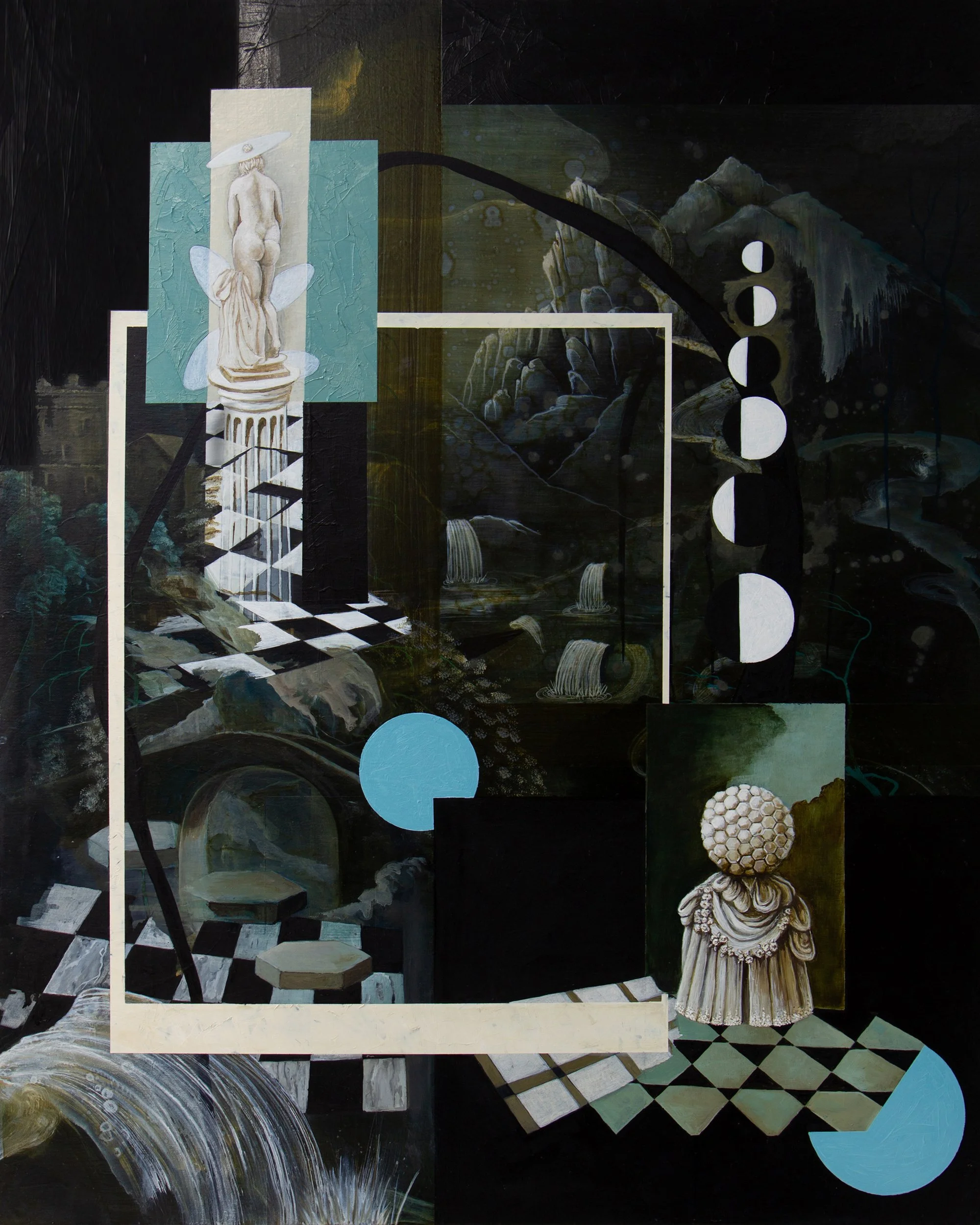 Multi Worlds 80x100cm 2025