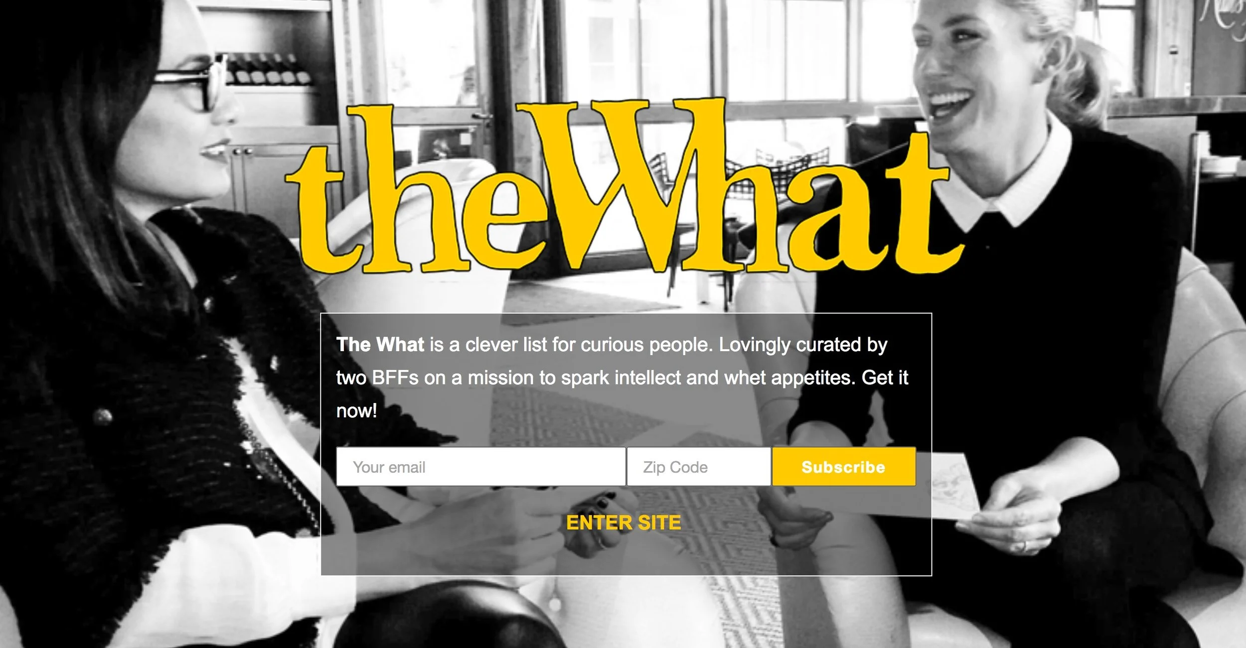 Photo Credit: Screenshot of The WHAT website.