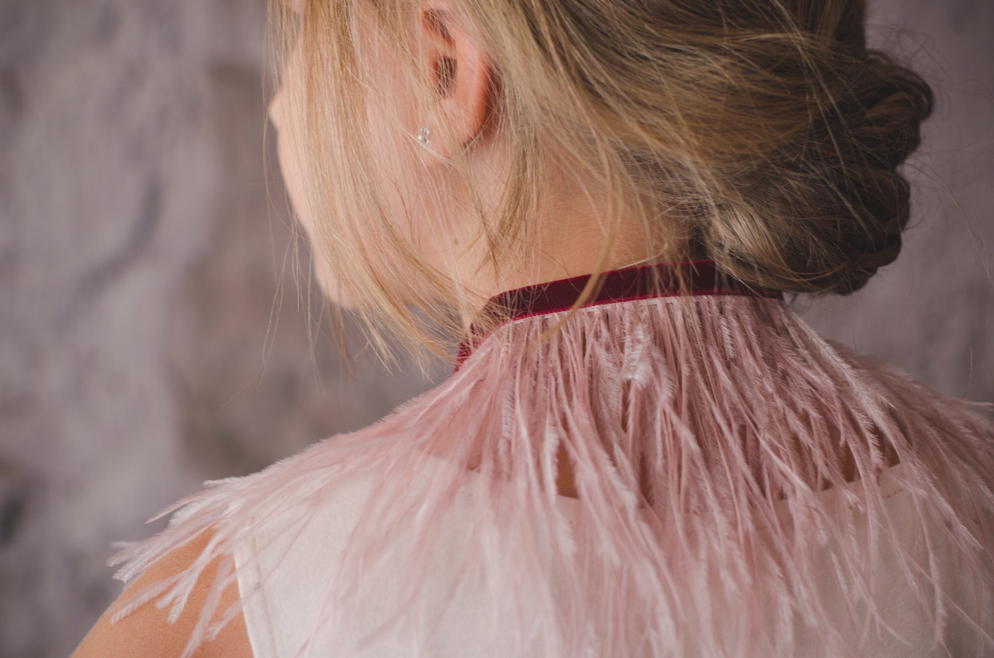 Cuellos de plumas