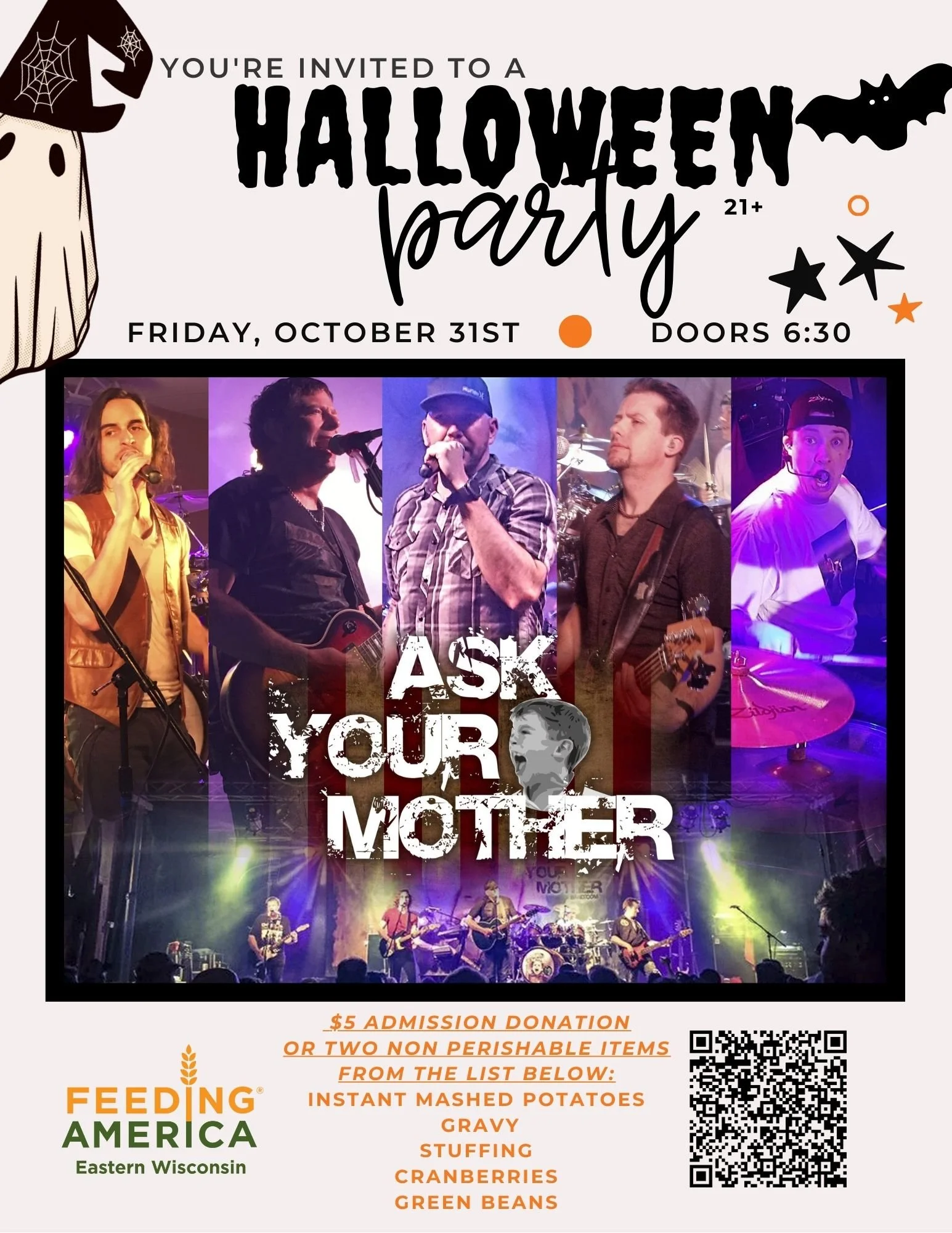 Halloween for a Cause with Ask Your Mother, Doors 6:30