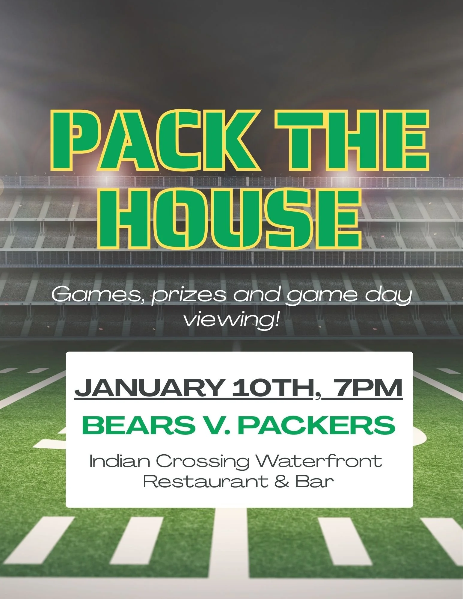 Pack the House (Playoffs!), 7pm