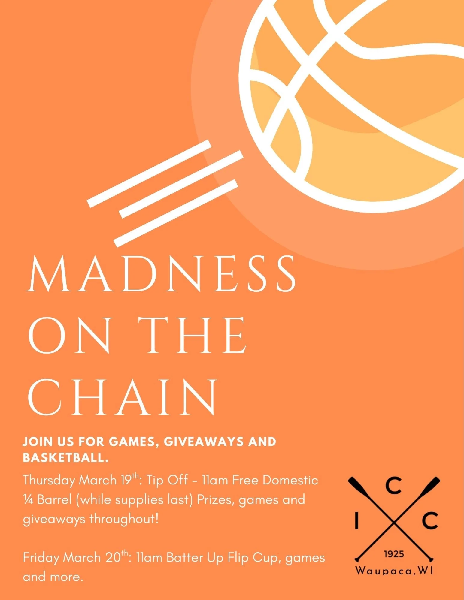 Madness on the Chain: Games, Giveaways and More!