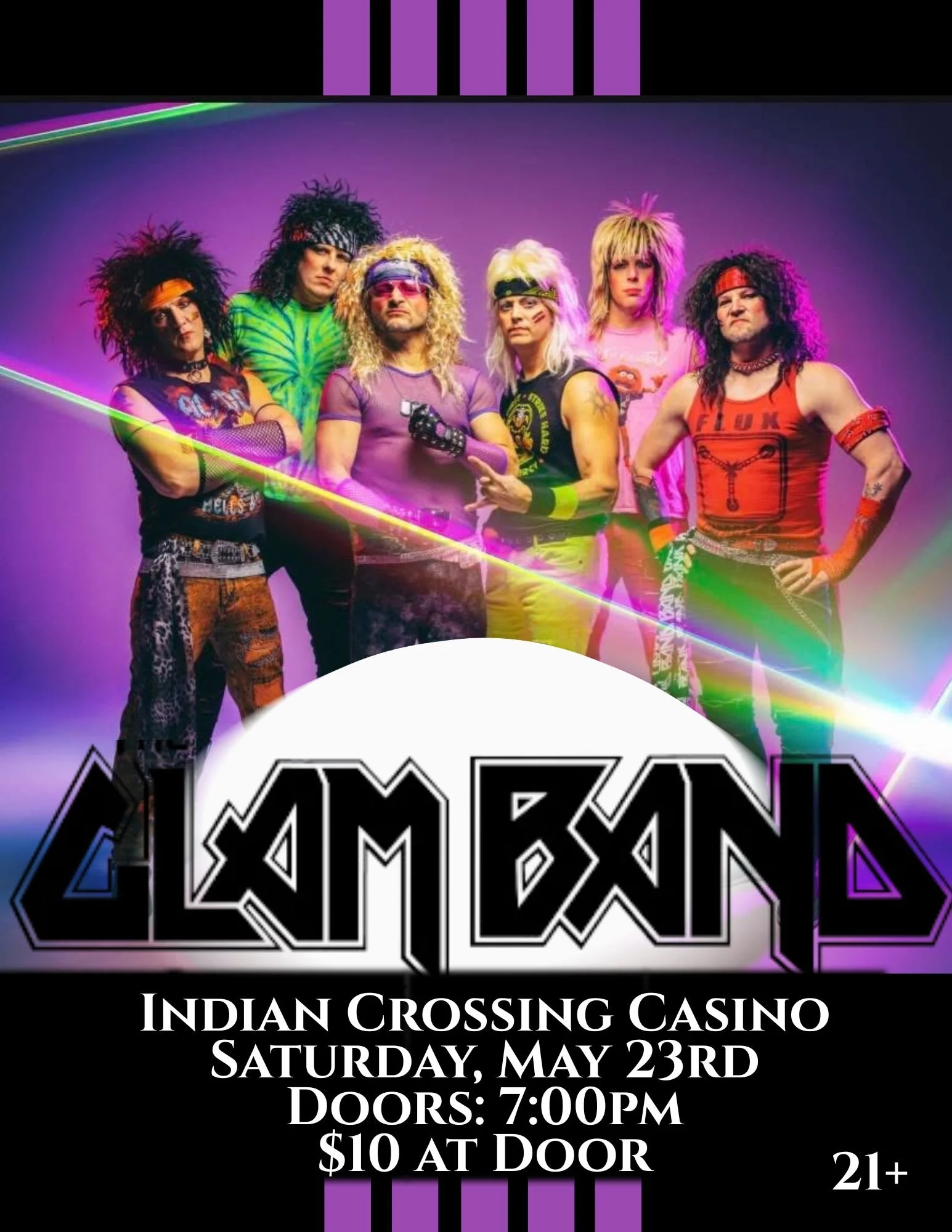 Glam Band, Doors 7:00pm