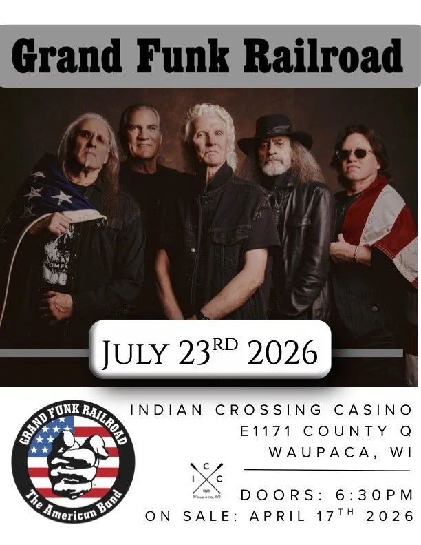 Grand Funk Railroad, Doors 6:30pm