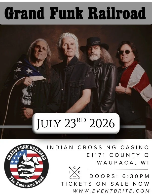 Grand Funk Railroad, Doors 6:30pm