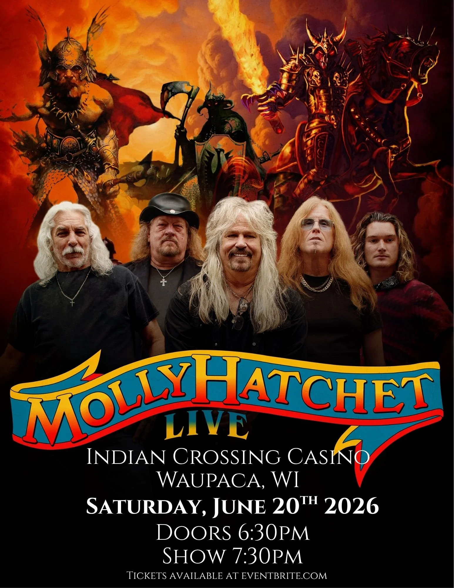 Molly Hatchet, Doors 6:30pm