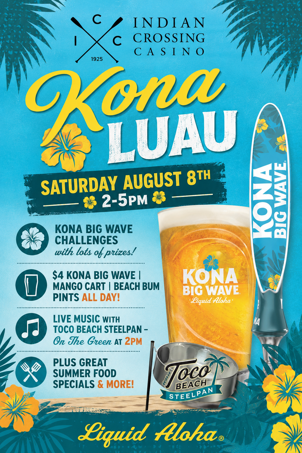 Kona Luau on The Green, 2pm