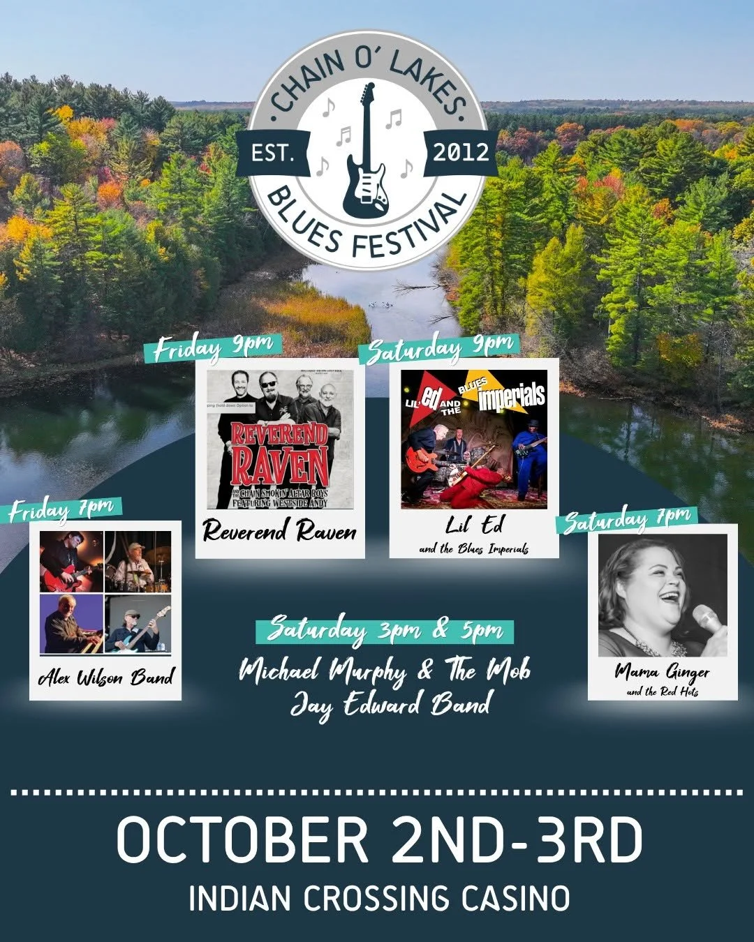Bluesfest - hosted by the Waupaca Area Chamber of Commerce
