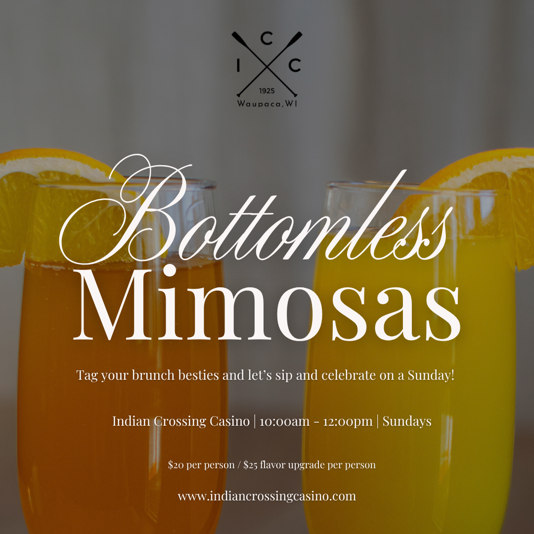 Bottomless Mimosas, 10am-12pm
