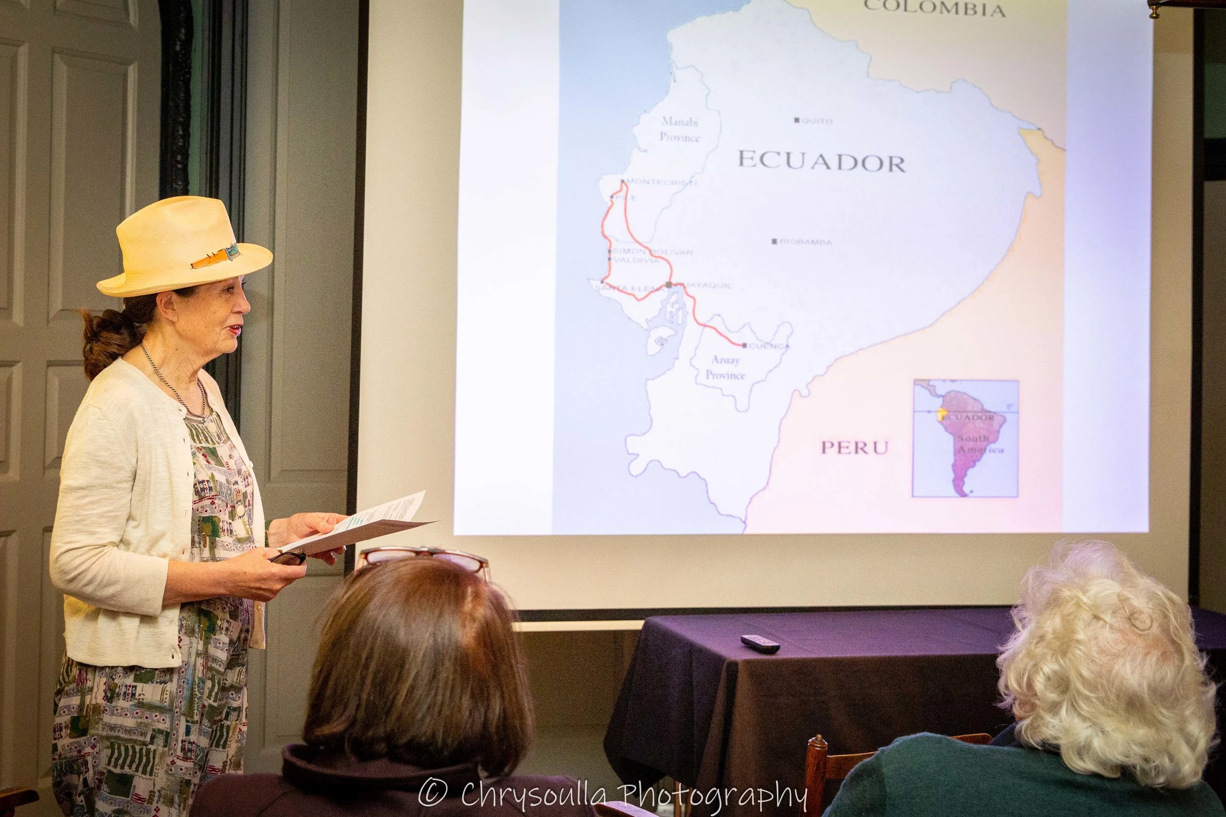 Carol Denford's talk on Panama Hats, Unveiled - The Craft of Millinery, 2019