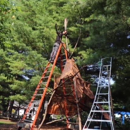 Project under construction, July 2018