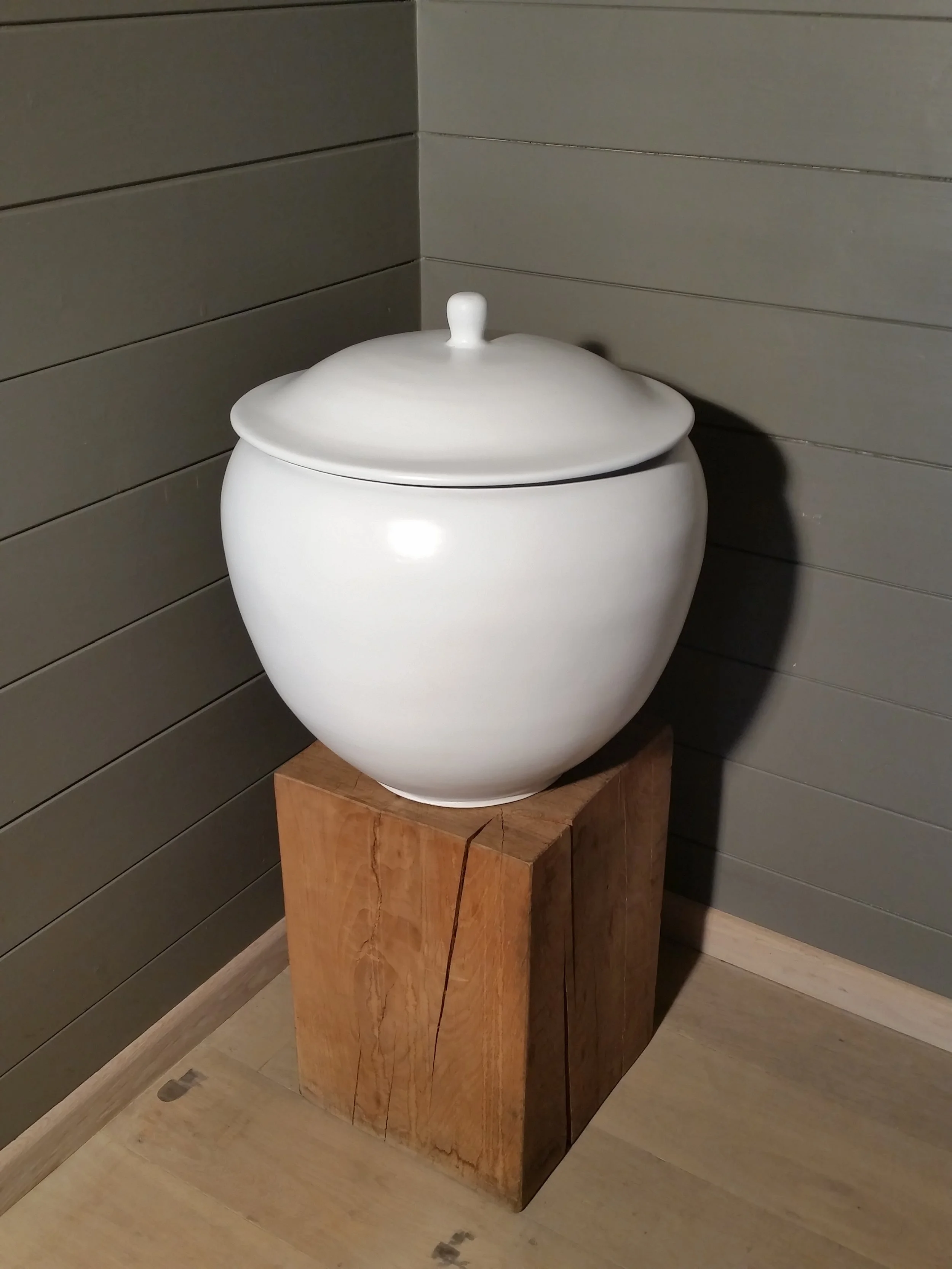 white giant jar