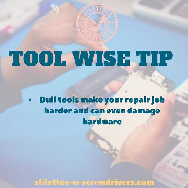 It may seem non essential, but dull tools or tools not made of sturdy quality can strip the hardware you are using it on. Making the repair that much harder! Ever tried removing a stripped screw🙄 exactly! Replace often and make sure it is of great q