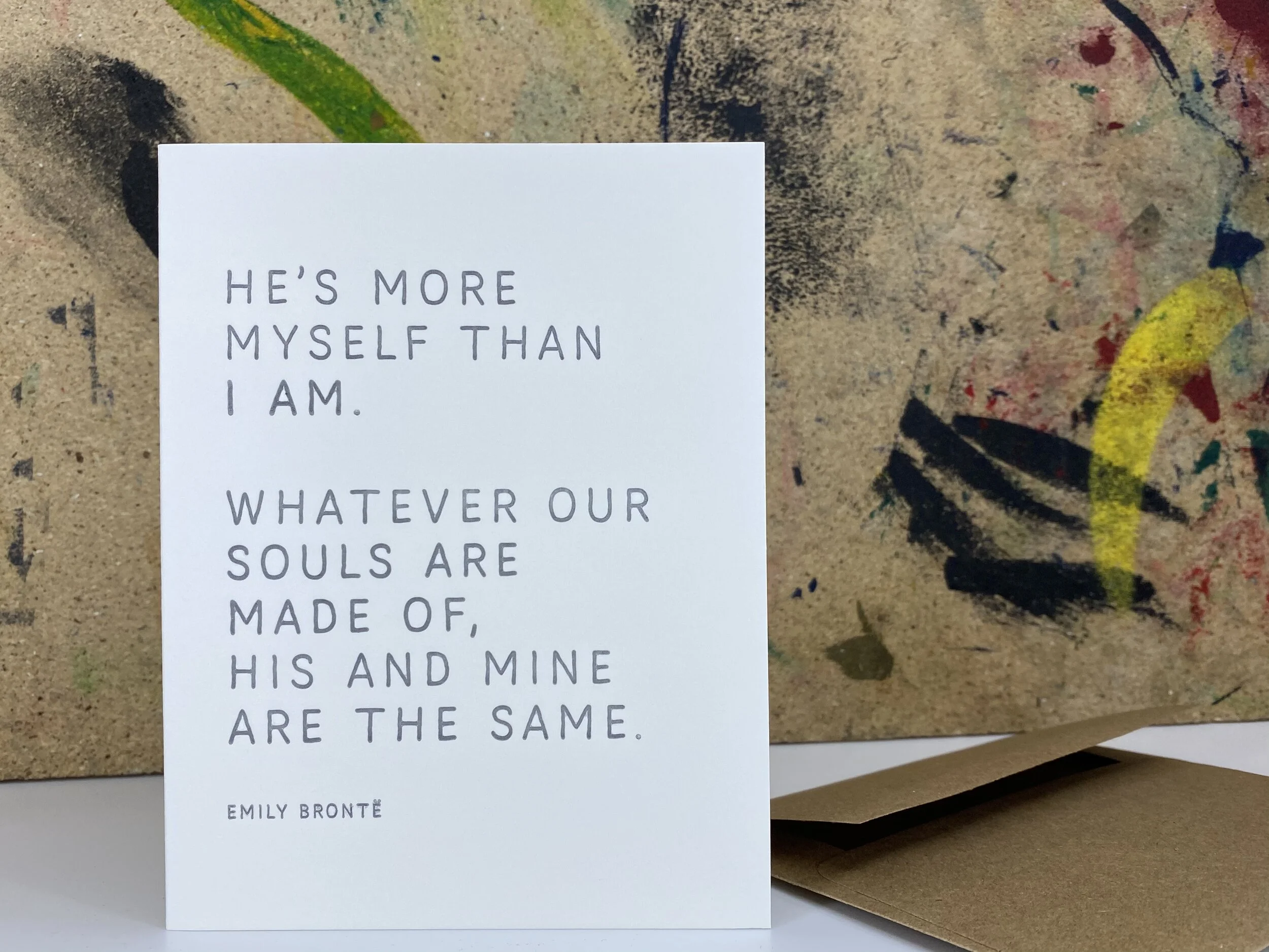 He's more myself than I am - Letterpress