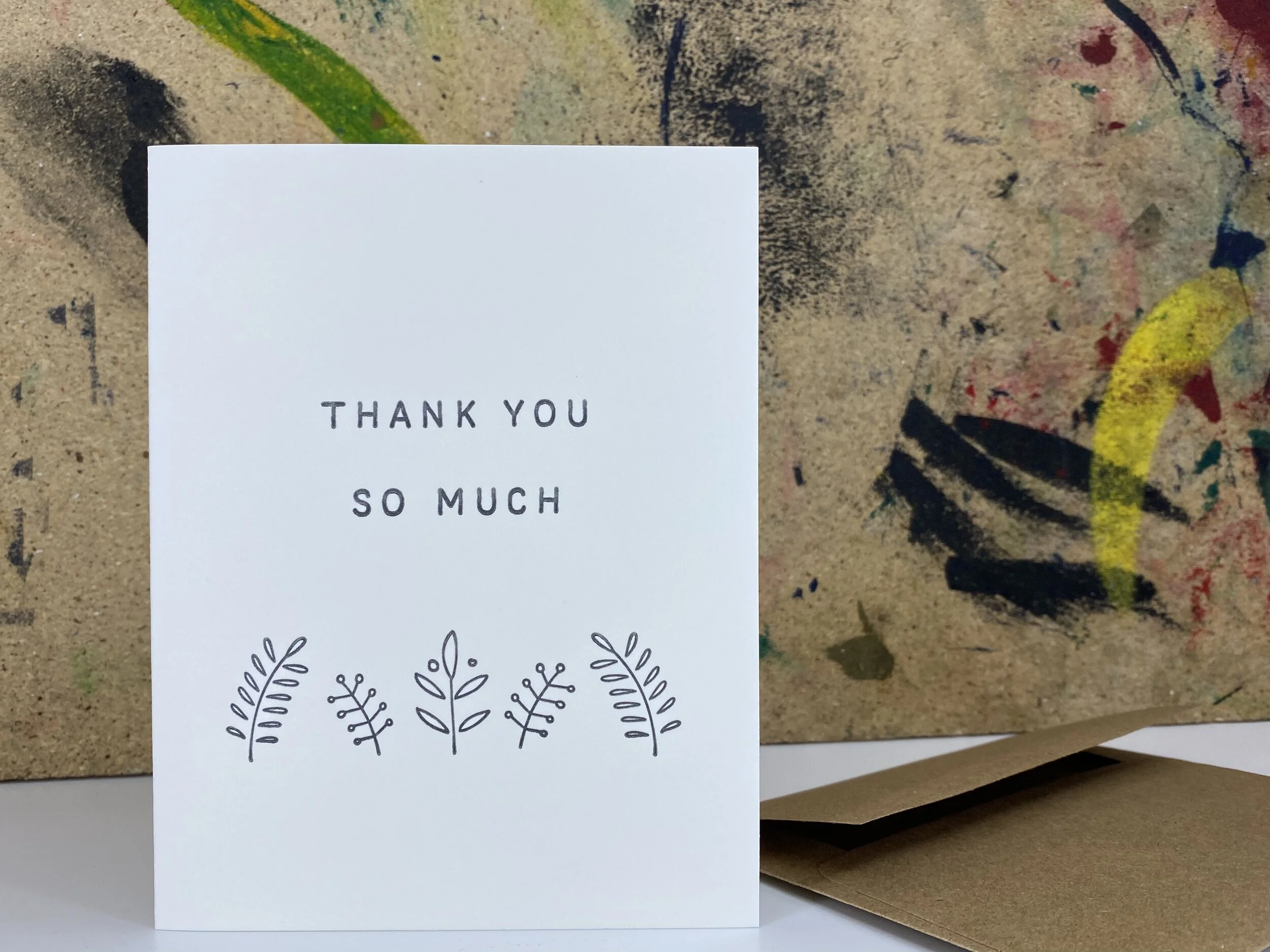 Thank you so much - Letterpress