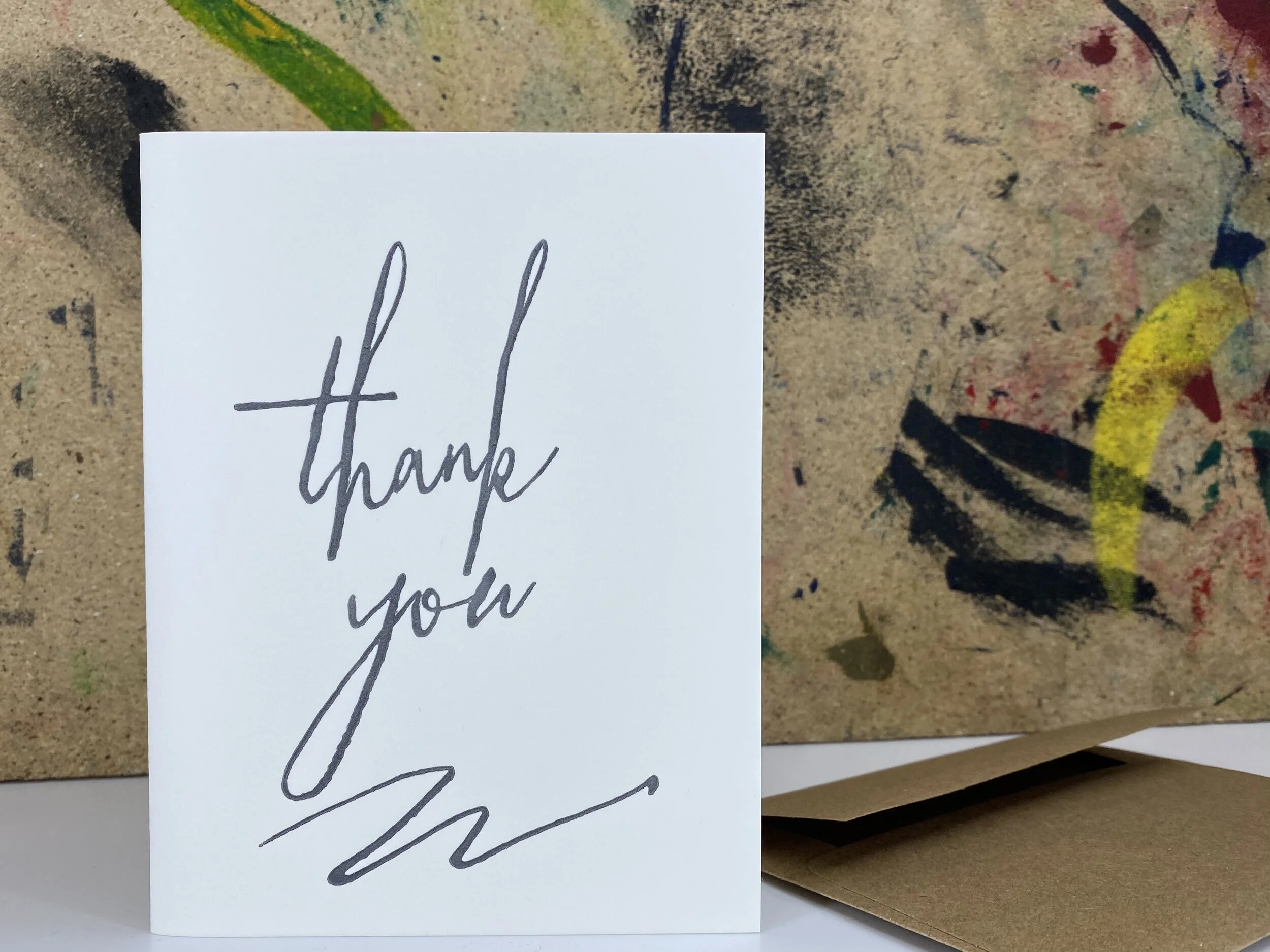 Thank you - Letterpress