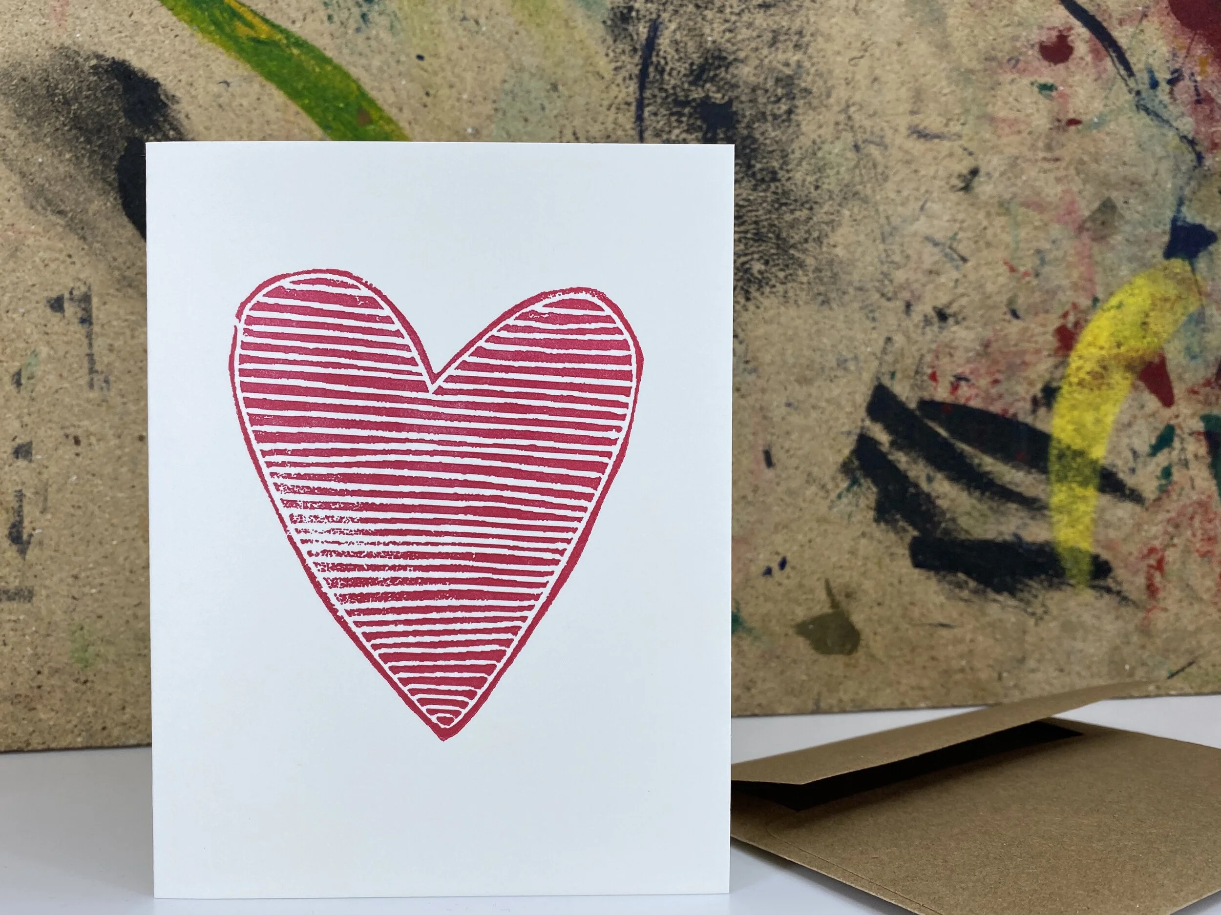Heart - Linoprint / Letterpress