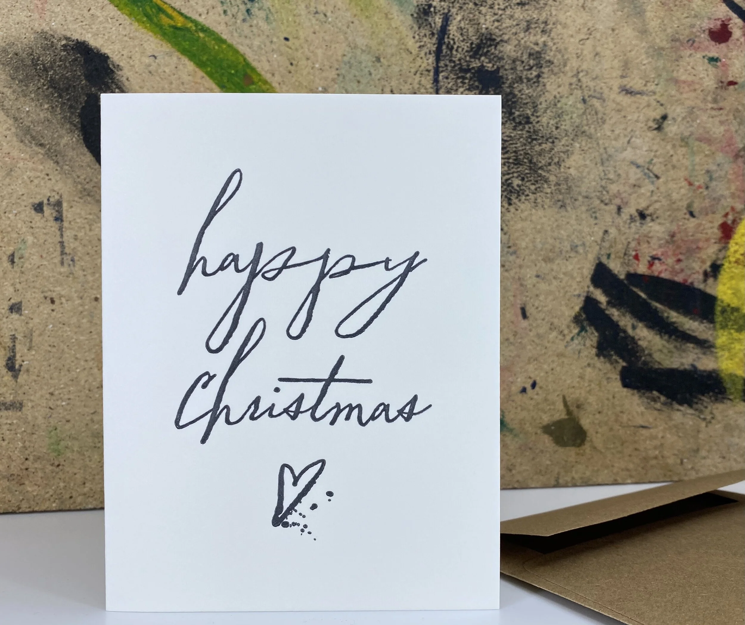 Happy Christmas -  Letterpress