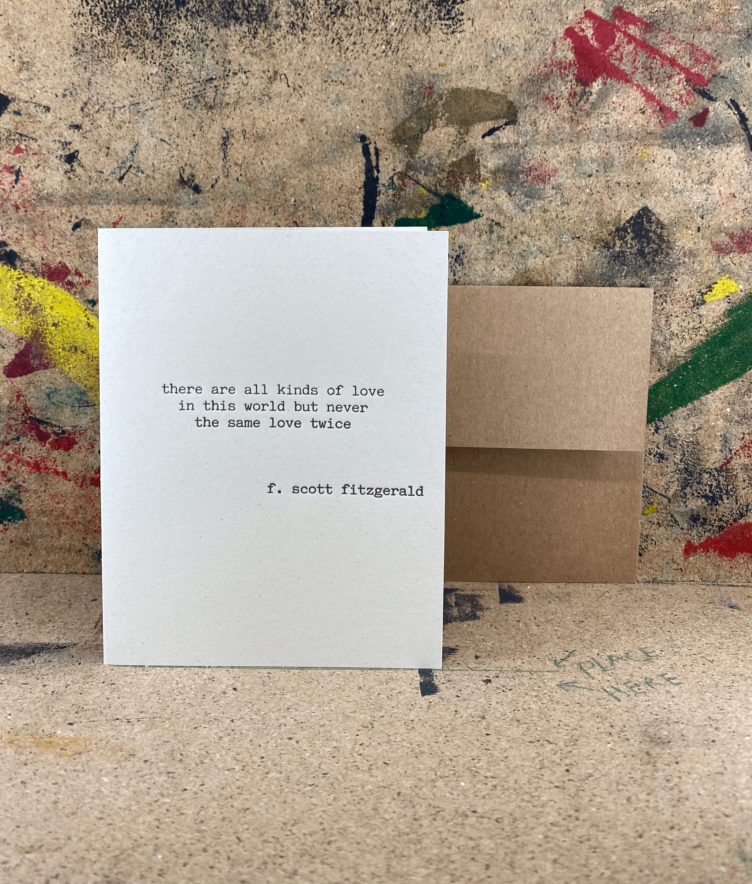 Two kinds of love - Letterpress