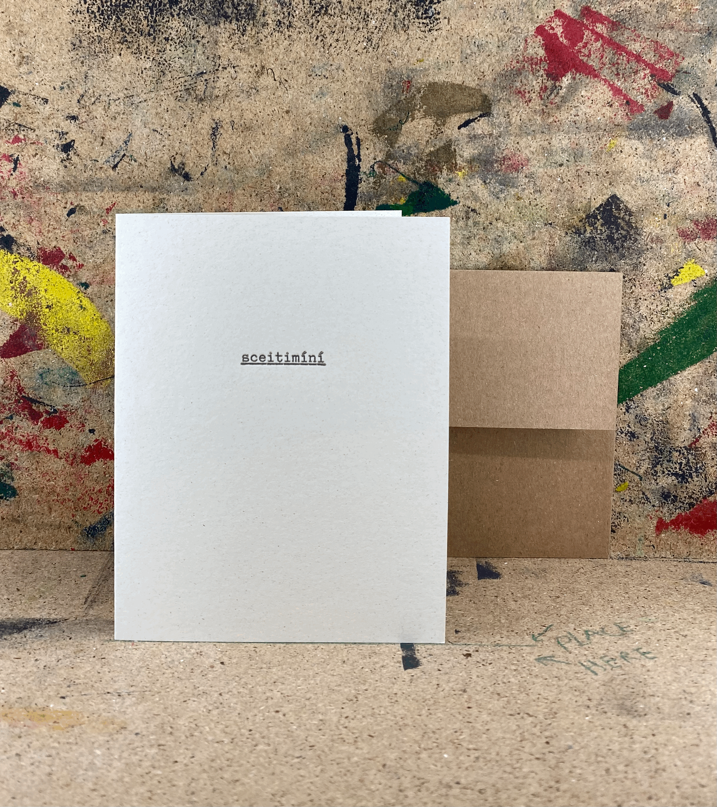 Sceitimíní - Letterpress