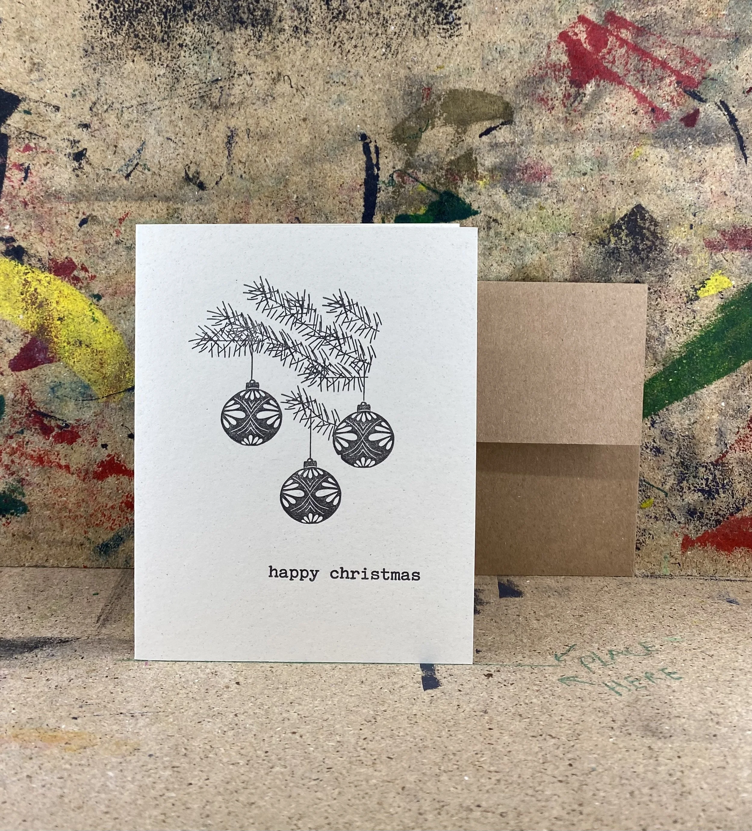 Christmas tree - Letterpress/Linoprint