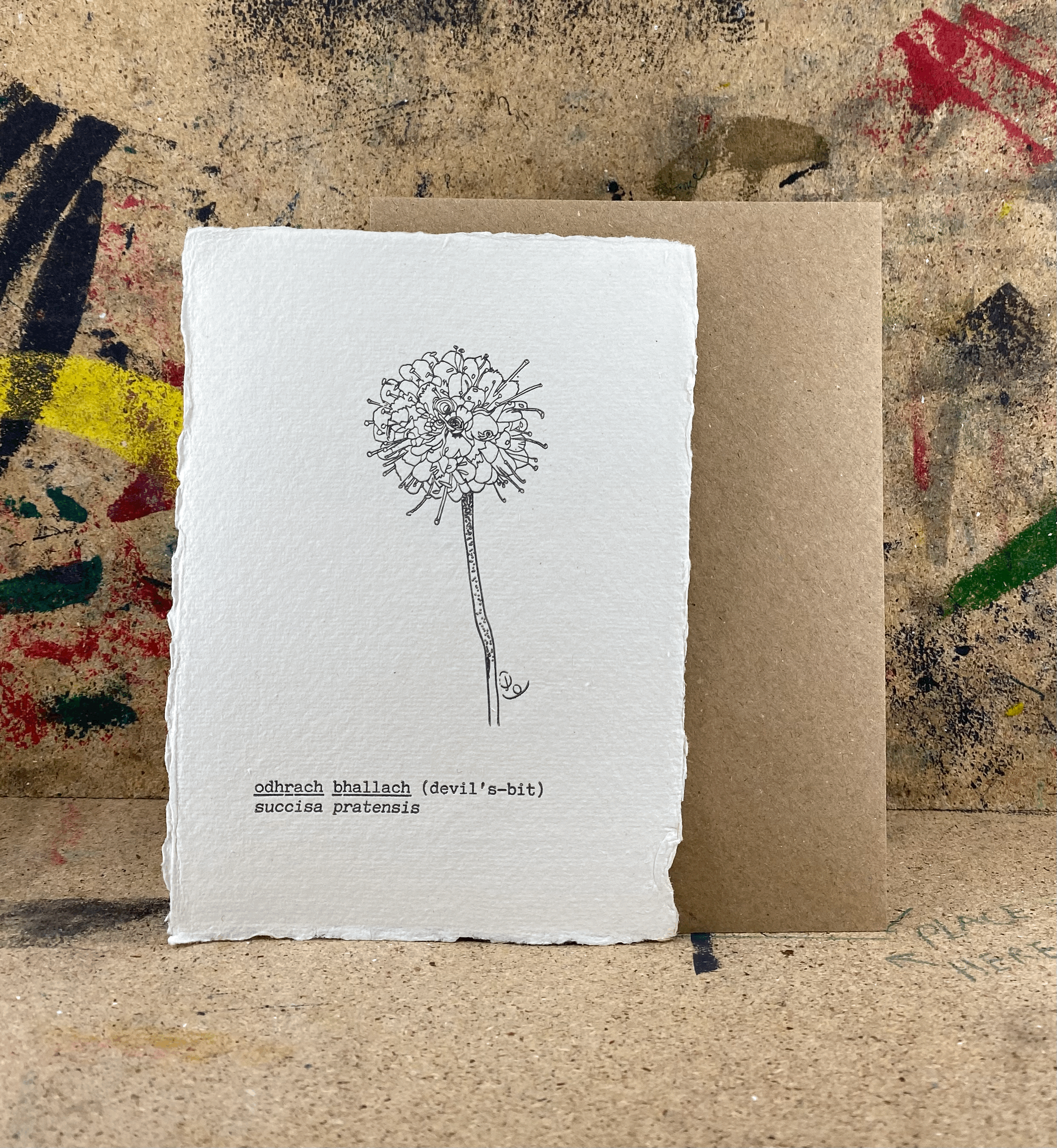 Devil's Bit / Letterpress