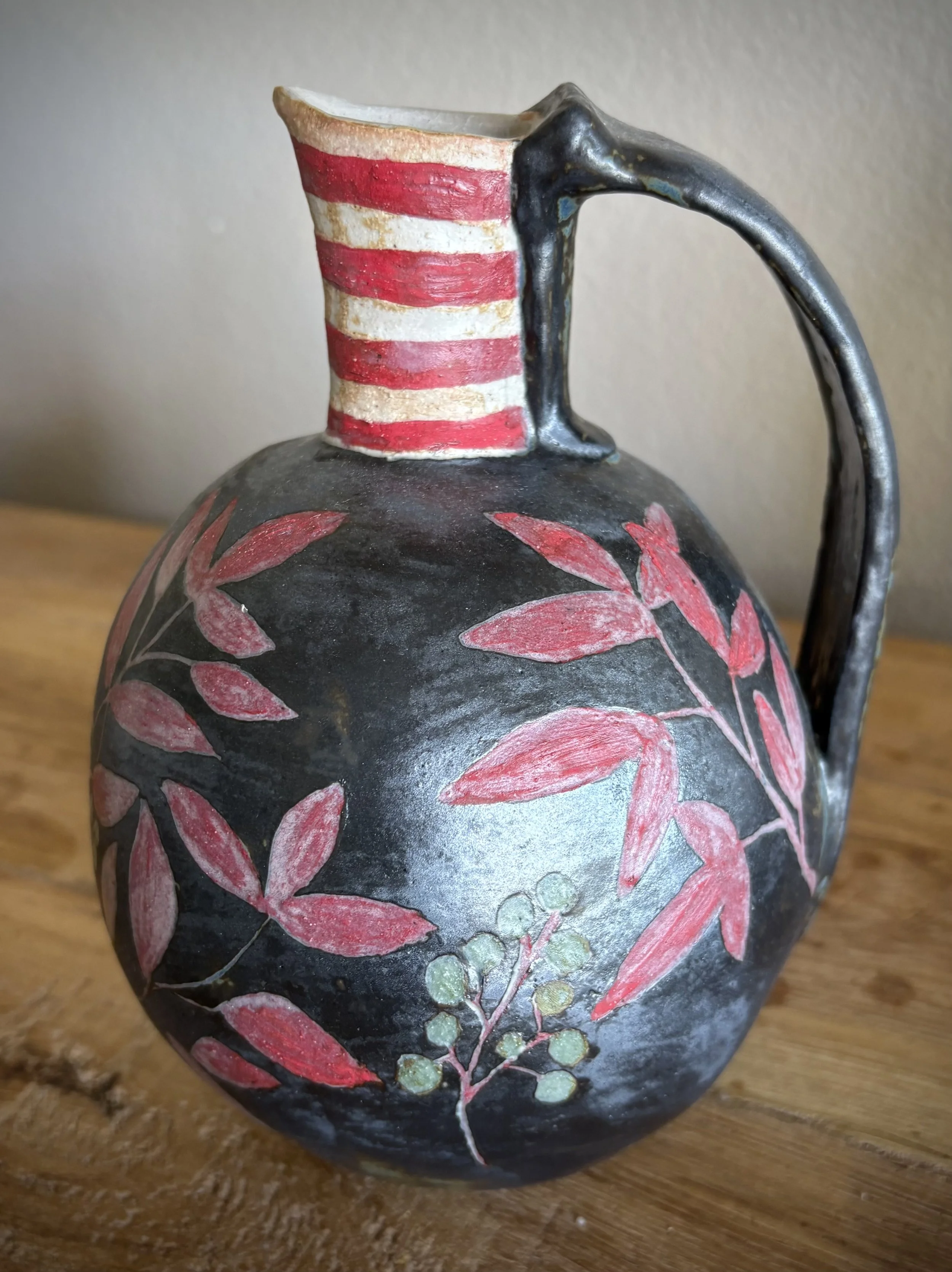 Black Pitcher/Vase