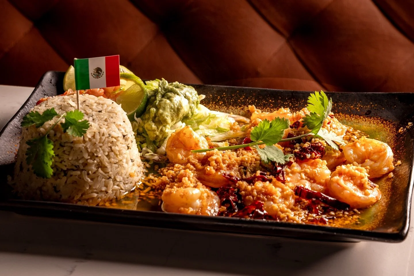 Rich, crispy, and loaded with flavor &mdash; our shrimp dishes are a must-try. 🍤

Remember Happy Hour everyday 3-6pm at the gulch! #salud