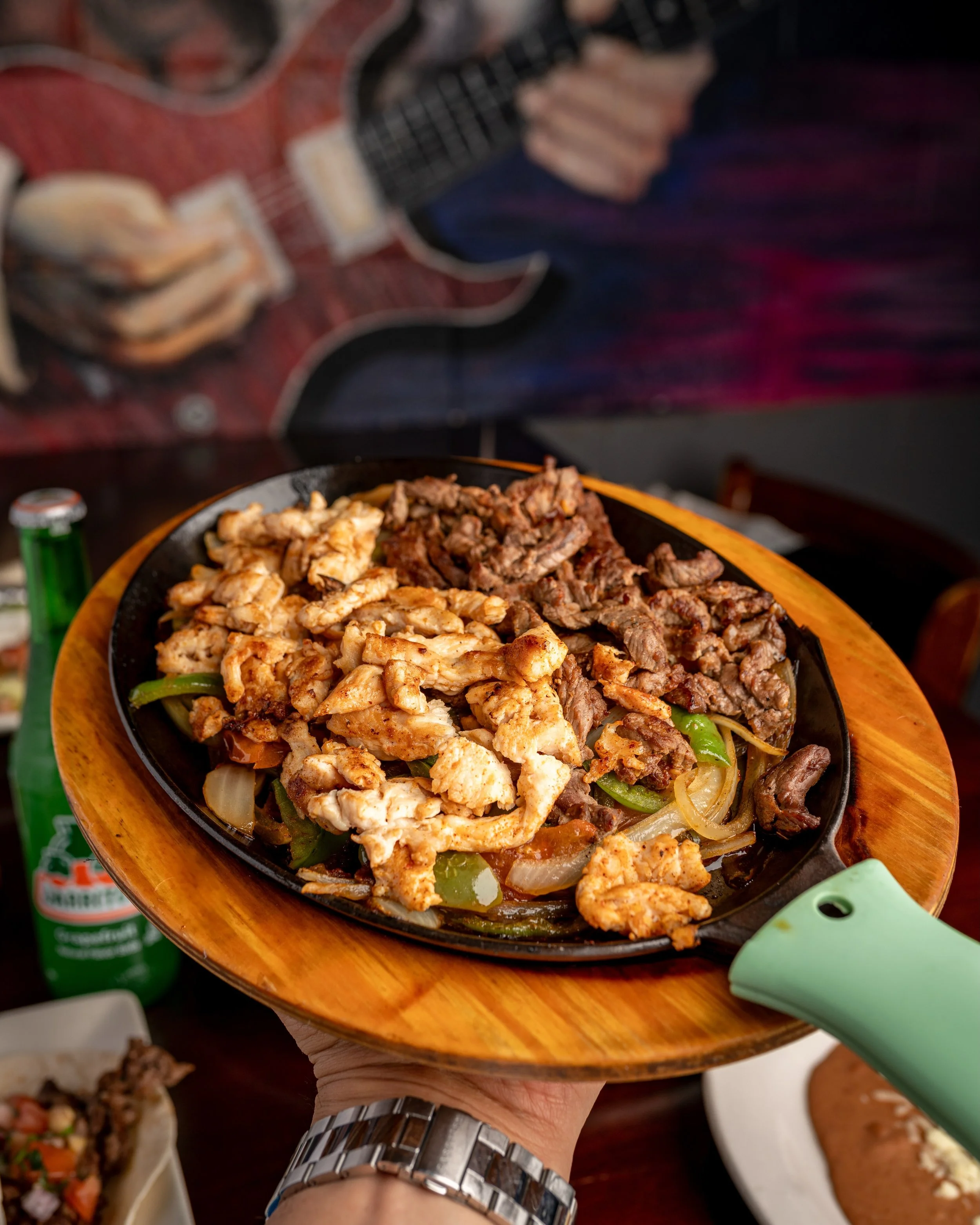 The sizzle says it all. 🔥 Fresh off the grill and made to order every time.