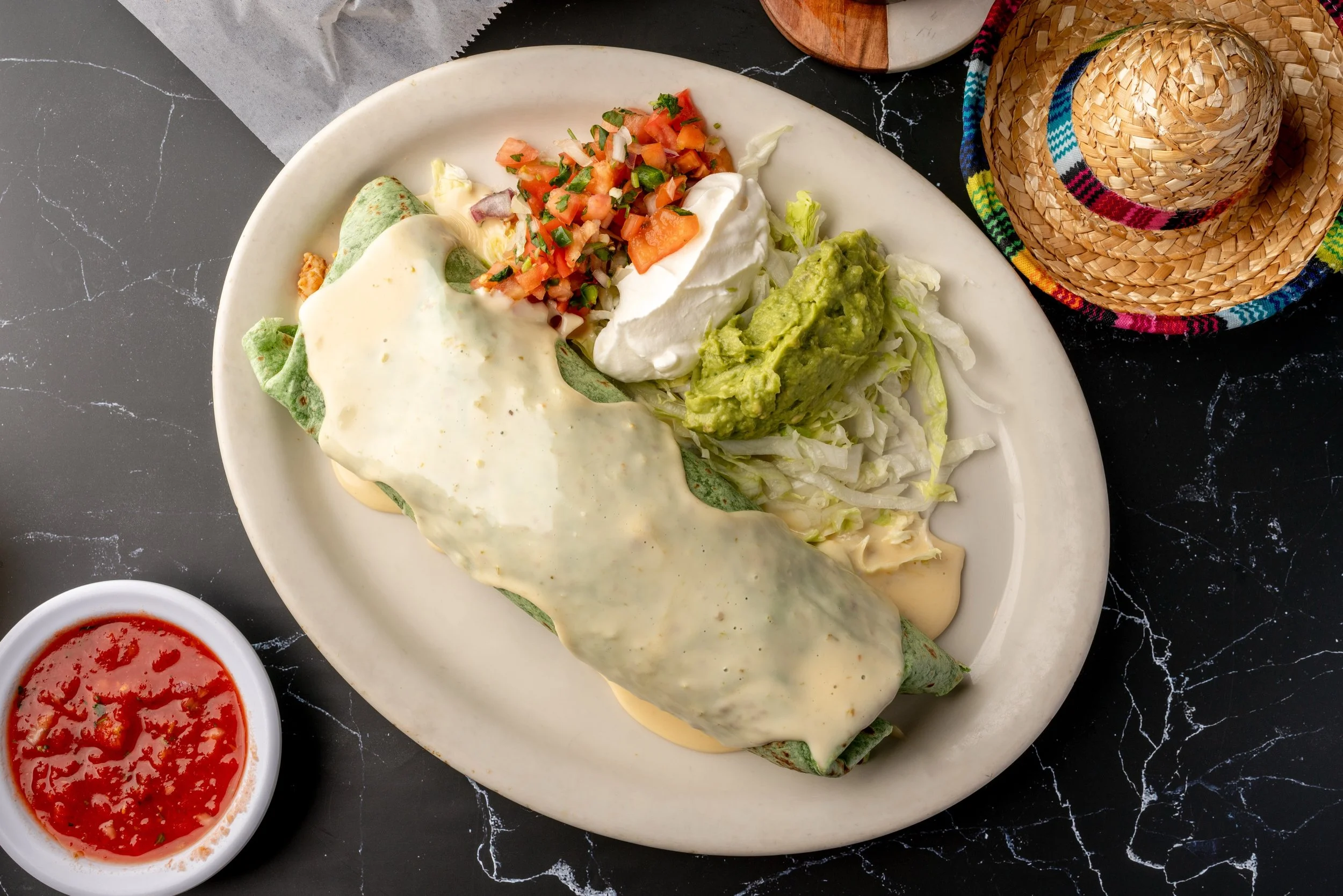 Big flavors, generous portions, and authentic Mexican recipes you&rsquo;ll love.

Join us for Happy Hour specials Monday-Thursday