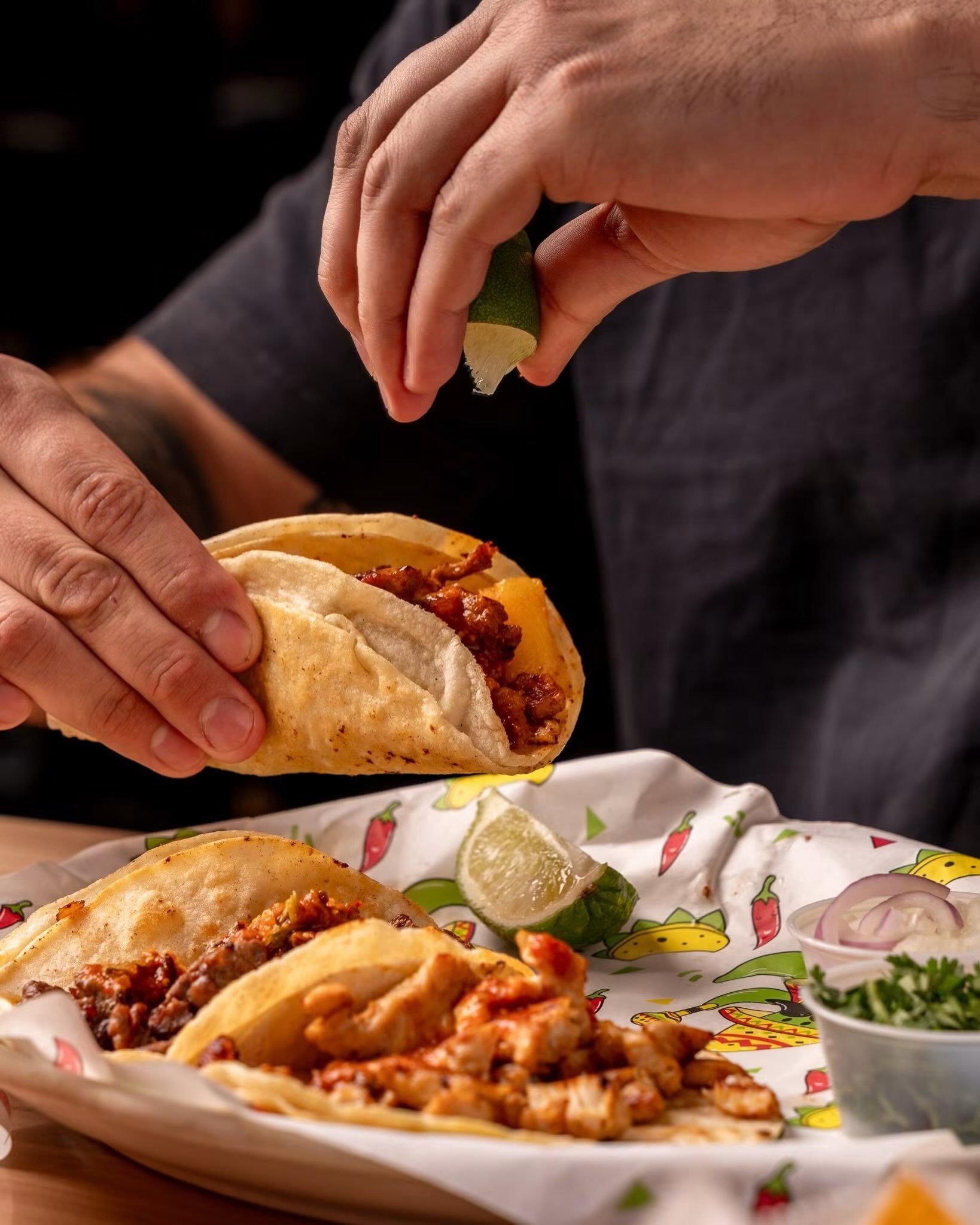 What&rsquo;s your taco personality?

🔥 Carne Asada
🐔 Chicken
🥓 Bacon
🌮 Try them all. 

Cilantro five points. 
📍 972 Main Street Nashville