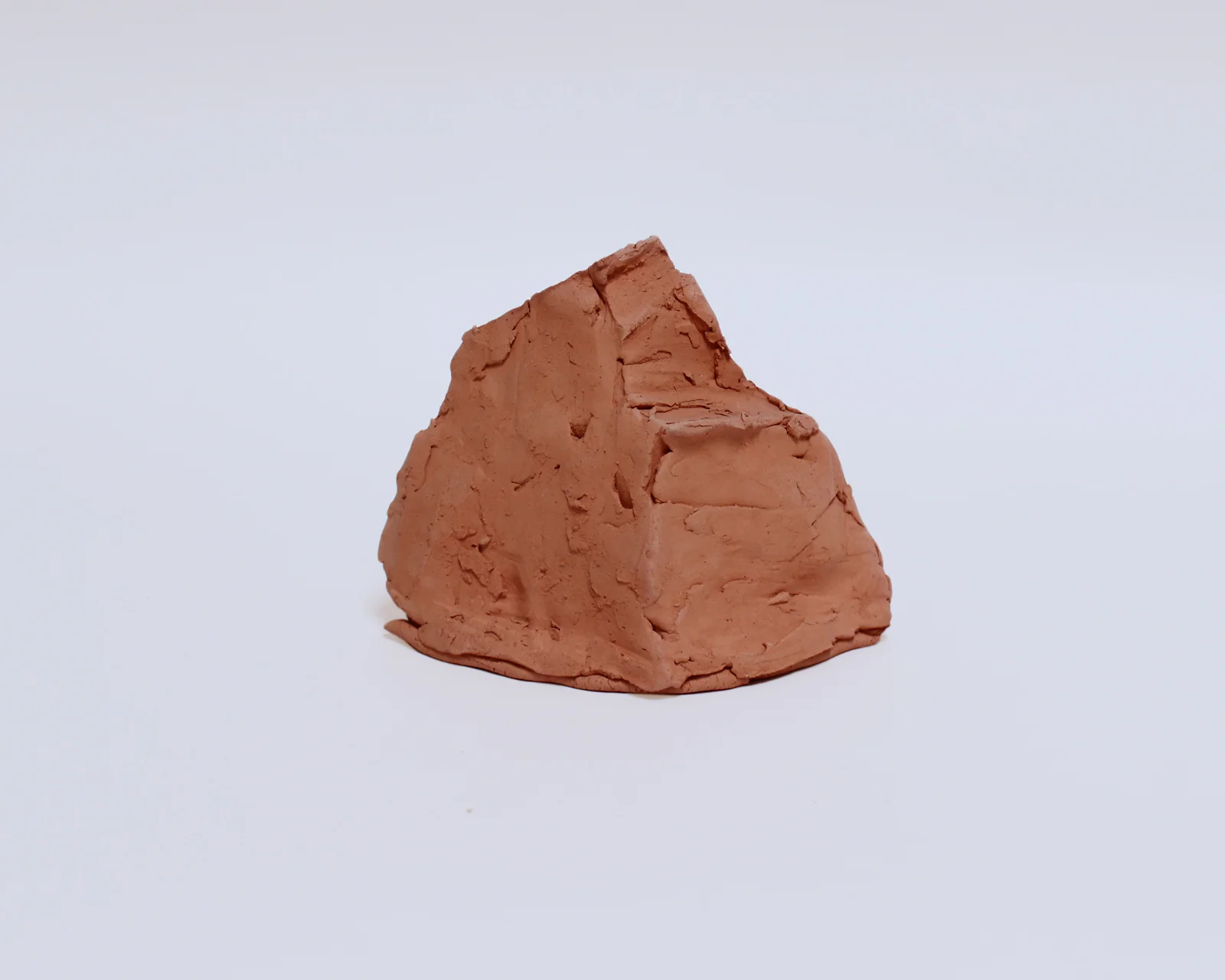 Fake Rock for Hiding Your Keys 2015, terra cotta, 5" x 5" x 4"