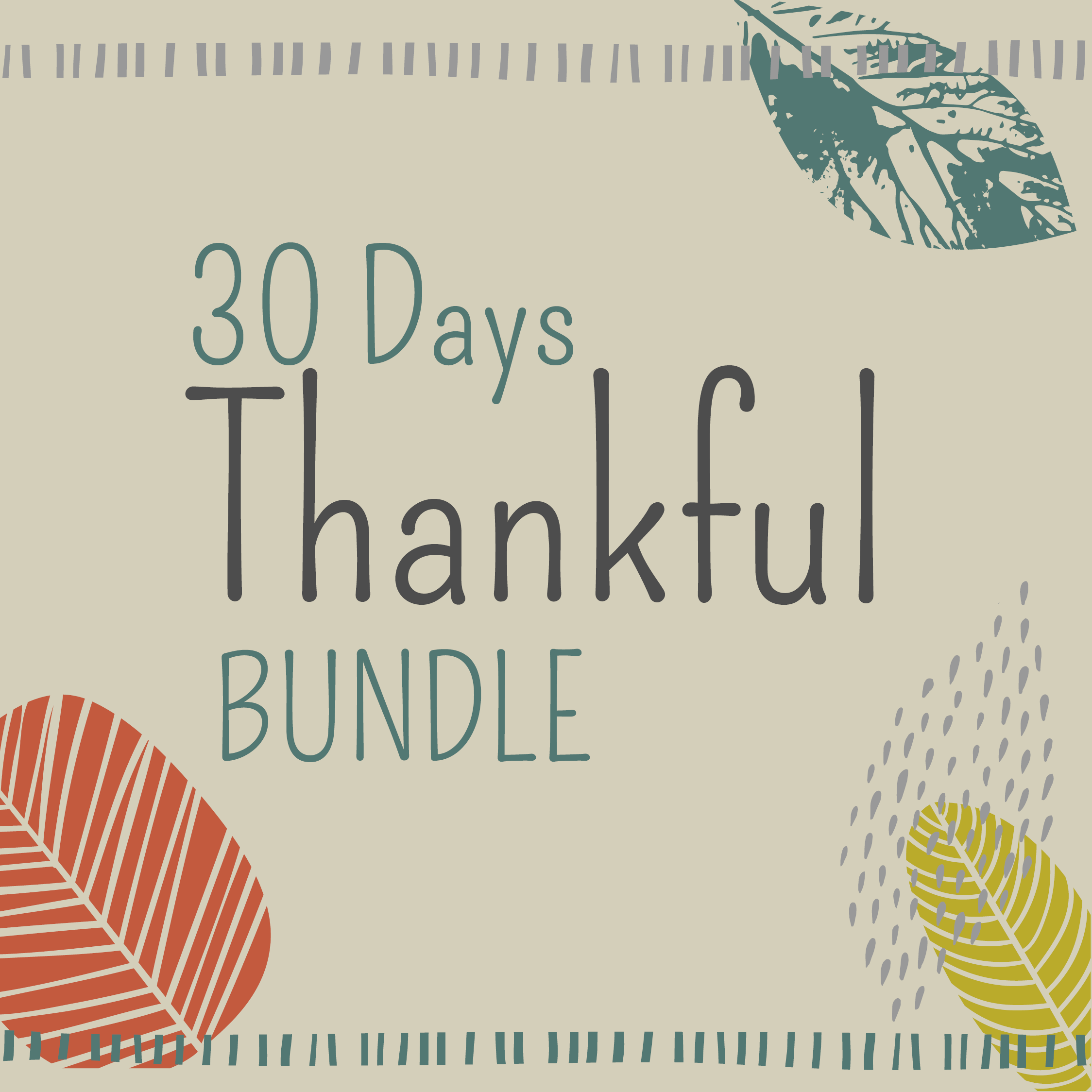 30 Days Thankful Bundle - Church Size 1-100