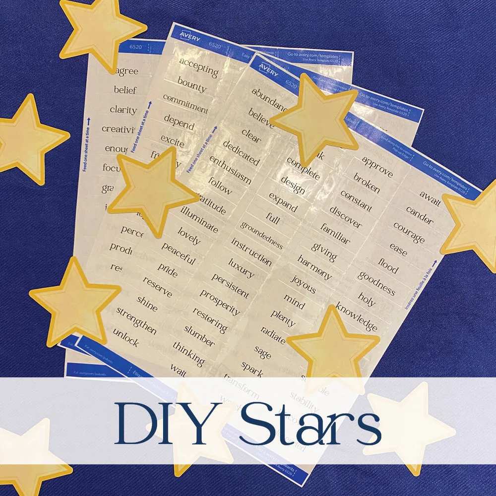 Epiphany Star Words Template