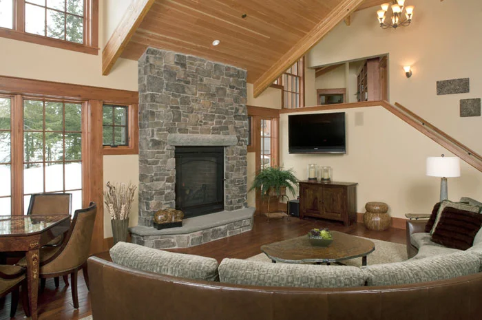 Rustic Vacation Home Living Room