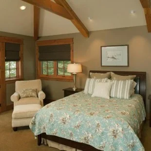 Rustic Vacation Master Bedroom