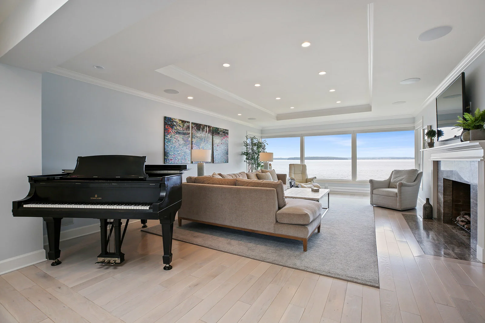 Living Room with Stunning Views