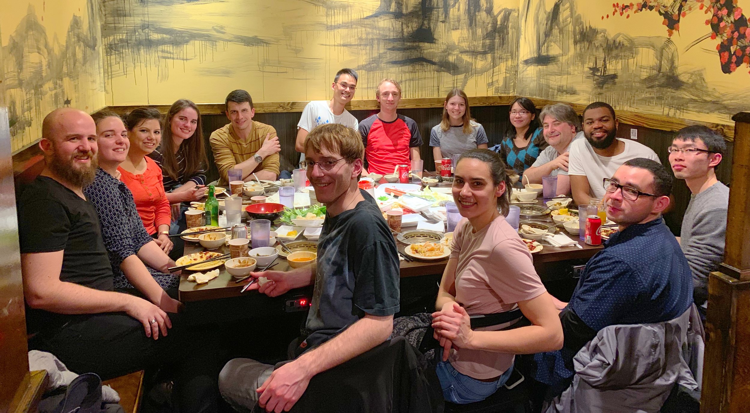 Hot pot dinner with KJ's lab