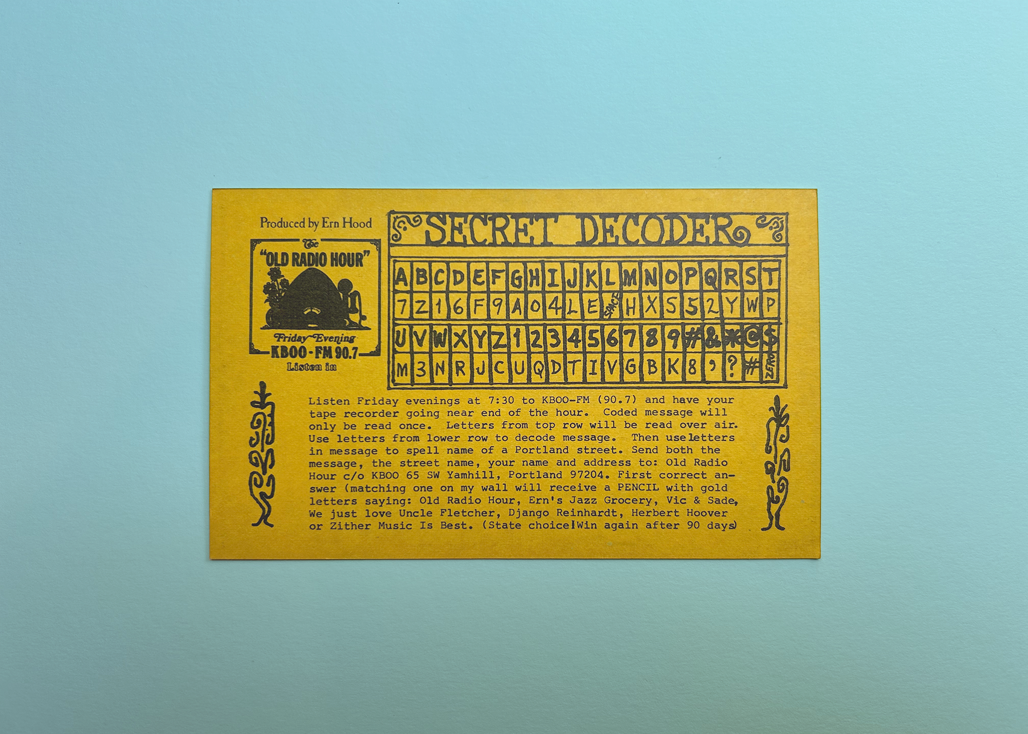 01-KBOO-FM-Radio-Promo-Secret-Decoder-Card-Product-Pic-001A-[Landscape].png