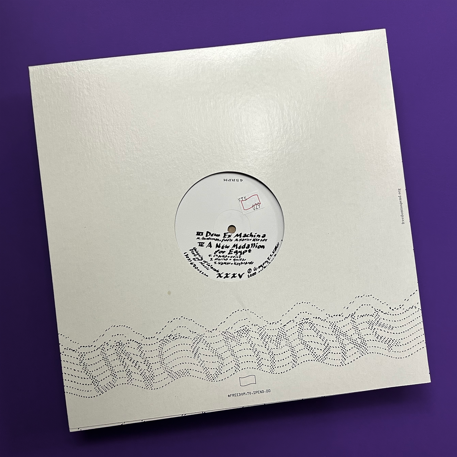 Gregory T.S. Walker - Minstrels & Minimoogs — Freedom To Spend