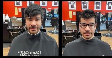 We love transformations at Head Coach! So fun💈 #headcoachhaircuts #barbershop #menshair #hairtransformation #yeahthatgreenvillesc #homeofthe$14menscut