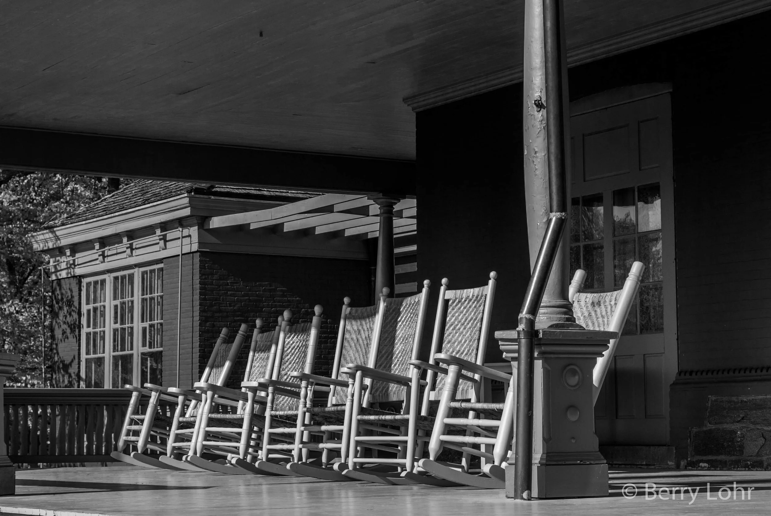 Rocking Chairs On Porch