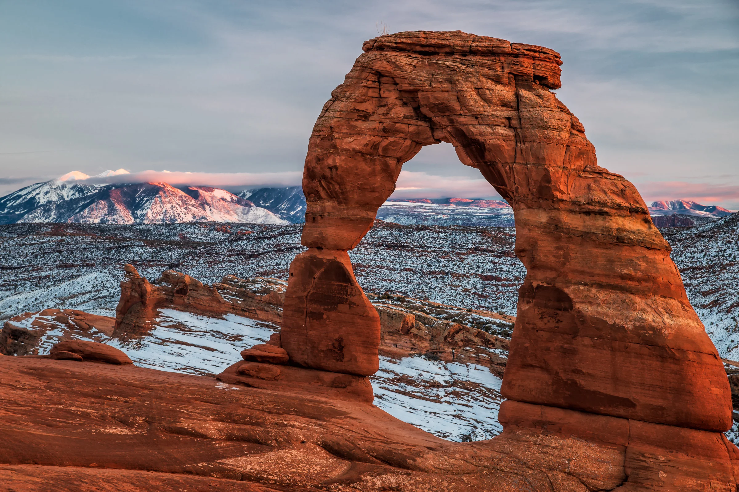 An Evening at Delicate Arch