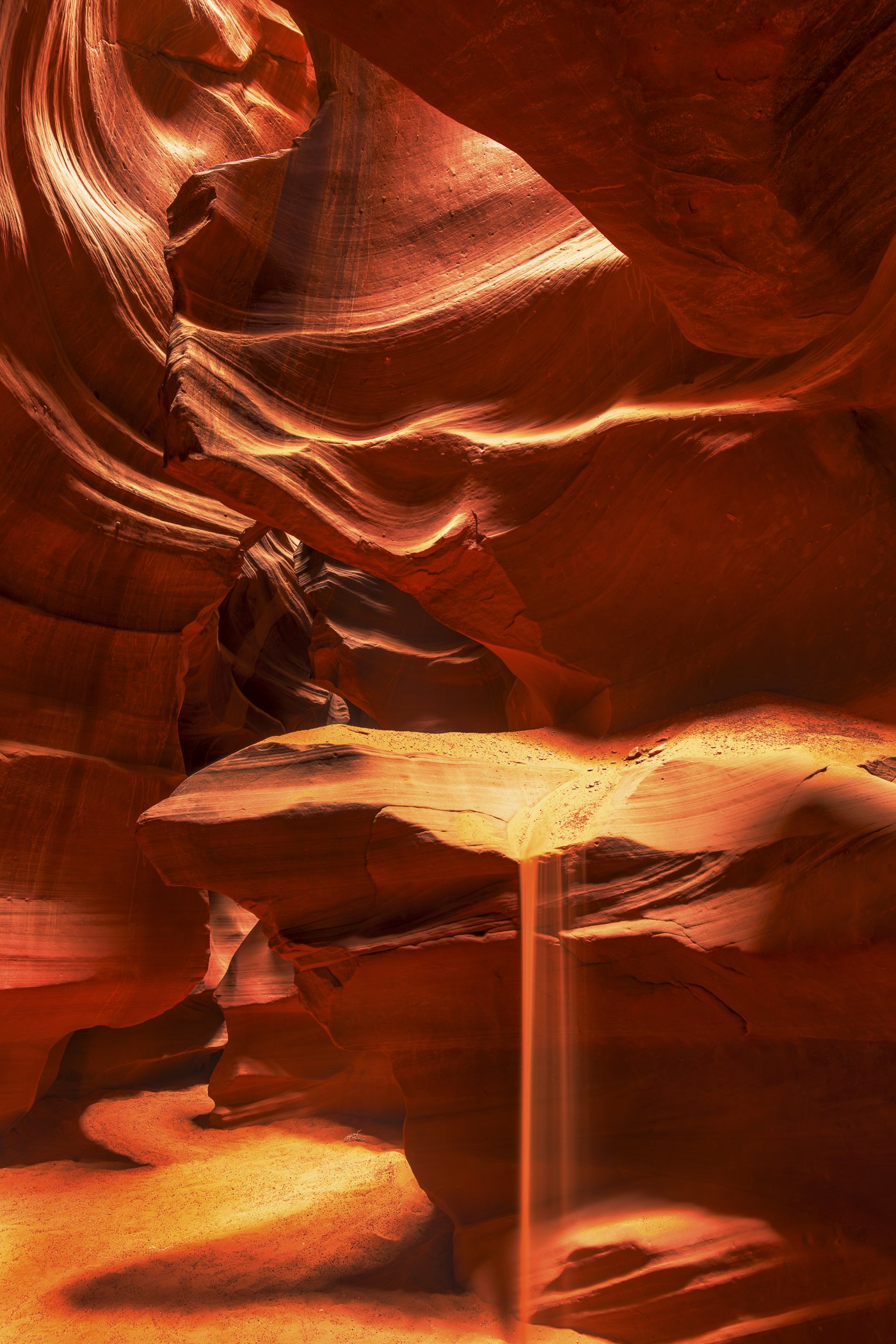 Antelope Canyon Sand Stream