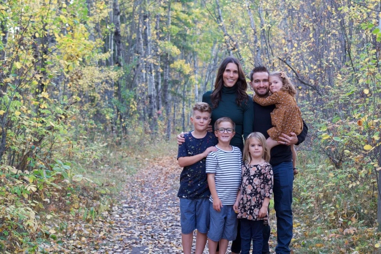 Brian Sherk Physiotherapist and Family