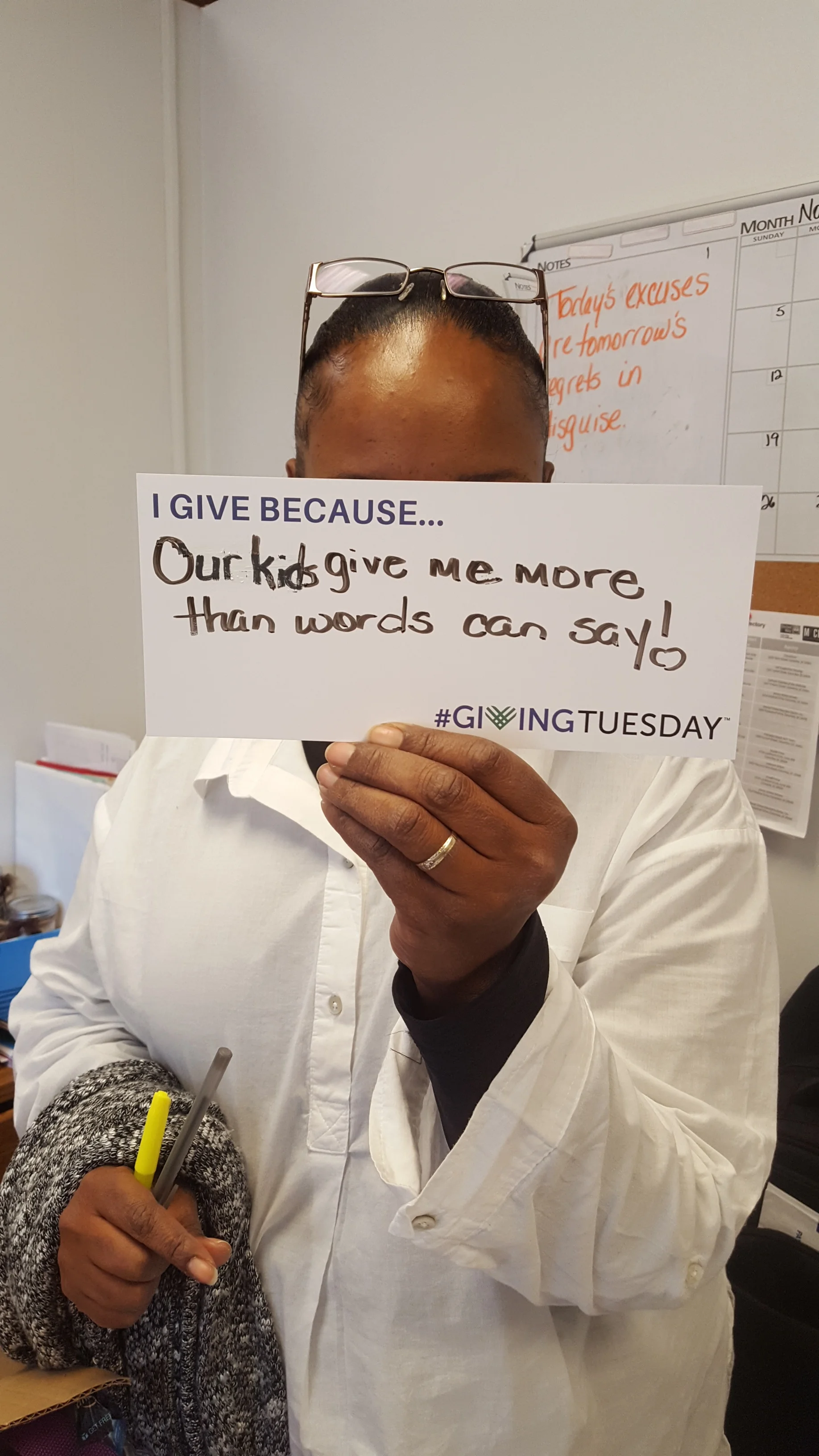 Staff member Shaneequah shares her UNSelfie. 